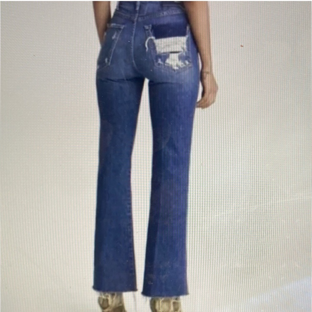 MOTHER Superior The Tripper Weekender Fray Jeans in My Treat